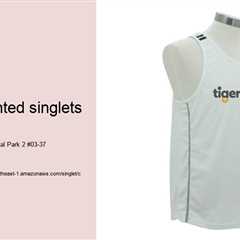 custom printed singlets