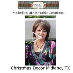 Christmas Decor Midland, TX - Michelle's aDOORable Creations